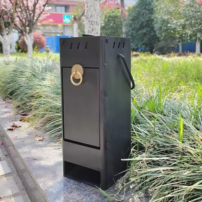 Fogareiro Vertical Dobrável Chama Forte – Potente, Portátil e Pronto pra Qualquer Lugar!
