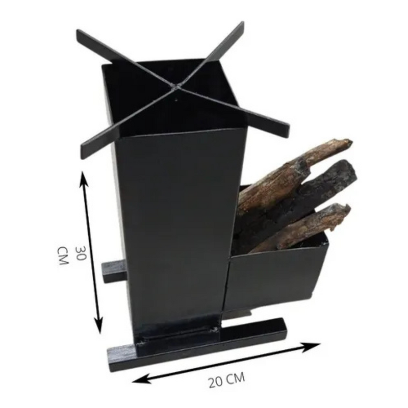 Fogareiro Portátil Mini Trovão 30CM – Bigorna Cutelaria