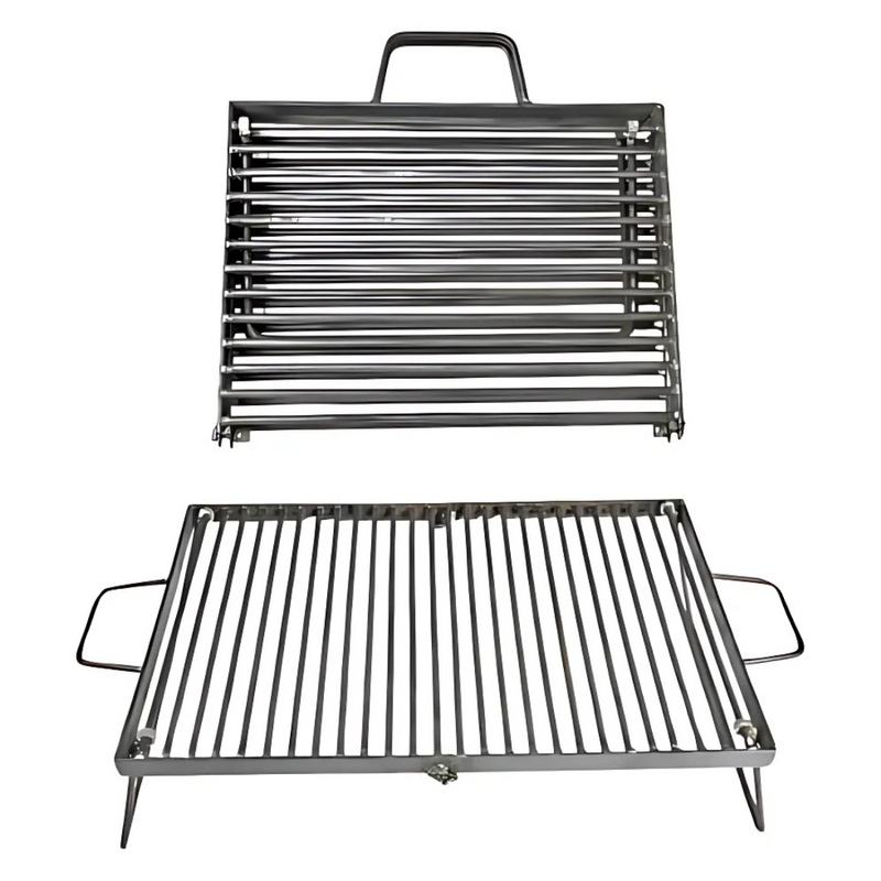 Churrasqueira Portátil Reforçada para Camping - 60 x 40 c