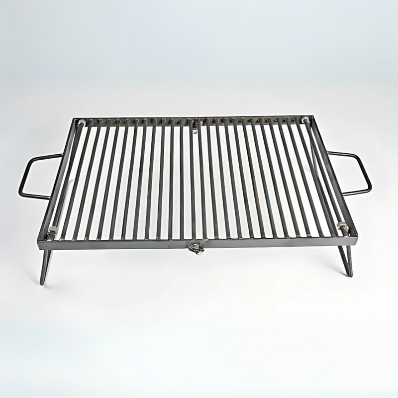Churrasqueira Portátil Reforçada para Camping - 60 x 40 c