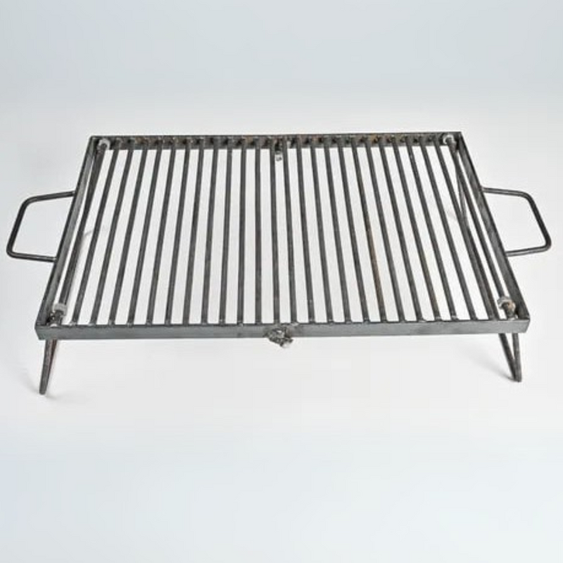 Churrasqueira Portátil Reforçada para Camping - 60 x 40 c