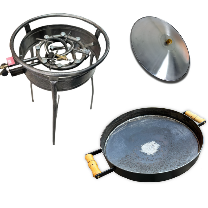 Kit Fogareiro + Tacho de Arado com Borda Tradicional