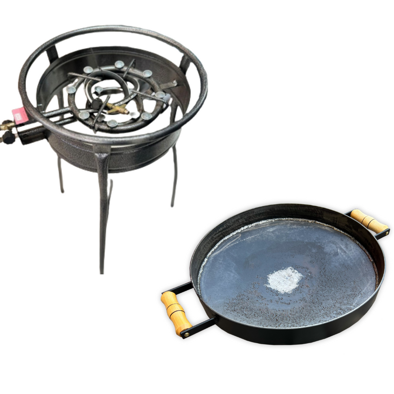 Kit Fogareiro + Tacho de Arado com Borda Tradicional