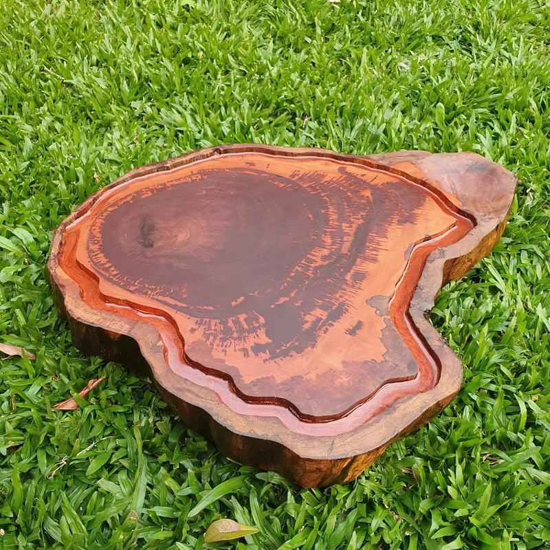 Tábua de Corte Rústica – Formato Mapa do Brasil | Madeira de Itaúba