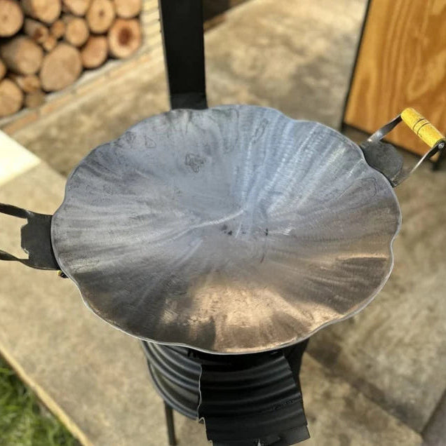 Disco de Arado De Trator com Fogareiro a Lenha